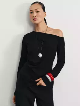 Лонгслив асимметричного кроя