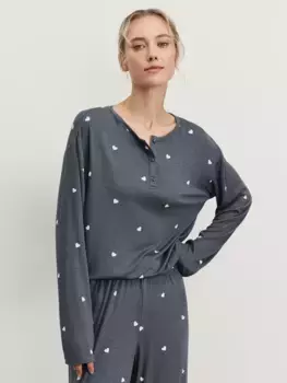 Лонгслив домашний в рубчик