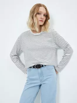 Лонгслив из хлопка