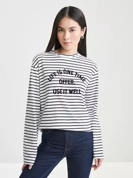 Лонгслив из хлопка