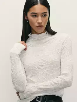 Лонгслив из сжатой ткани