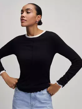 Лонгслив из вискозы