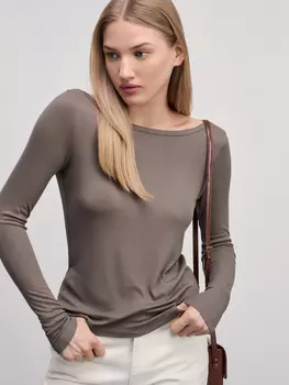 Лонгслив из вискозы