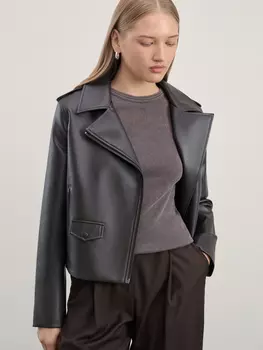 Лонгслив с эффектом стирки из хлопка