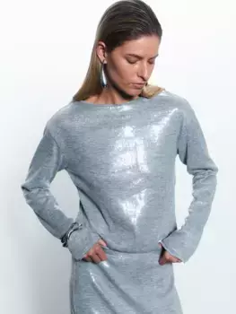 Лонгслив с пайетками