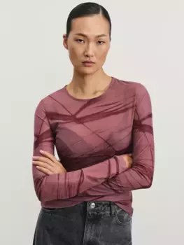 Лонгслив с принтом