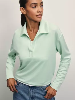 Лонгслив с вырезом