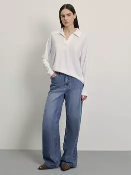 Лонгслив с вырезом