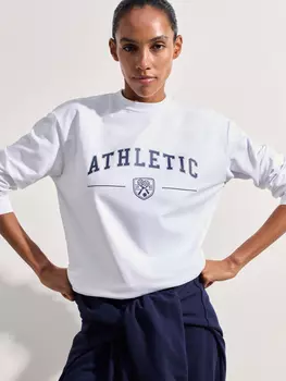 Лонгслив спортивный с принтом