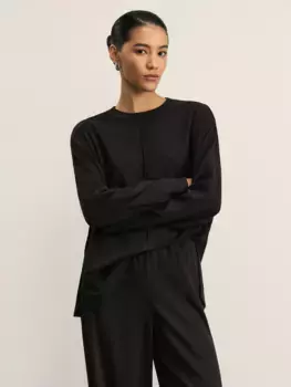 Лонгслив свободного кроя