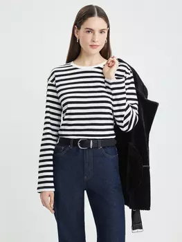 Лонгслив в полоску