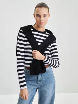 Лонгслив в полоску