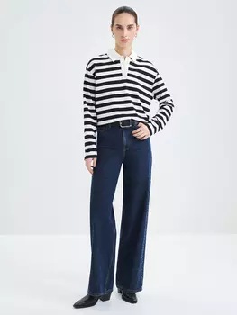 Лонгслив в полоску