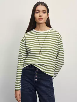 Лонгслив в полоску