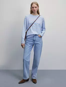 Лонгслив в полоску