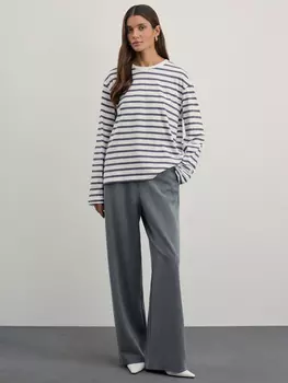 Лонгслив в полоску из хлопка