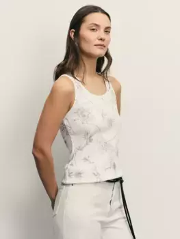 Майка с цветочным принтом