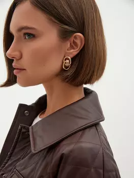 Металлические серьги