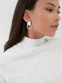 Металлические серьги