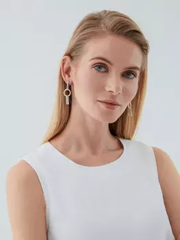 Металлические серьги