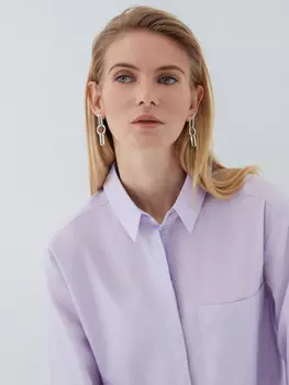 Металлические серьги