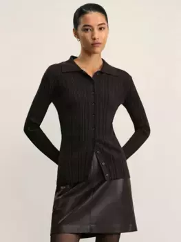 Мини юбка из искусственной кожи