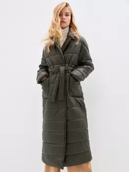 Пальто из экокожи