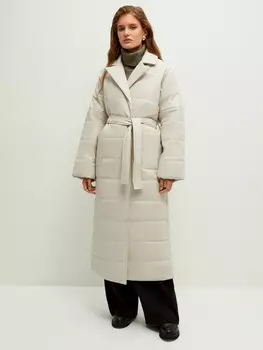 Пальто из экокожи