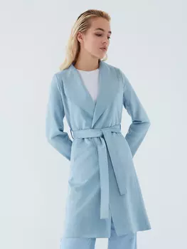 Пальто на поясе