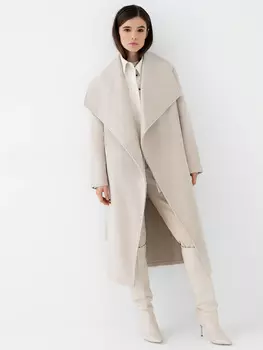 Пальто на поясе