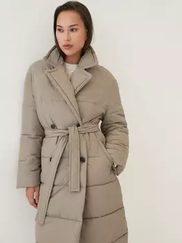 Пальто на поясе