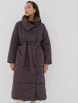 Пальто на поясе