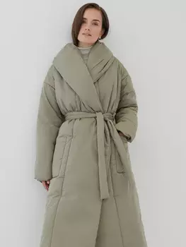 Пальто на поясе