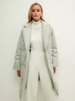 Пальто с поясом