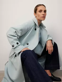 Пальто с шерстью