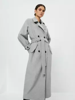 Пальто с шерстью