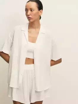 Пижамная рубашка с коротким рукавом