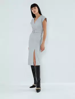 Платье из экокожи