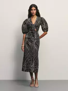 Платье из хлопка с узлом