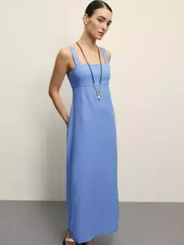 Платье из льна с вискозой