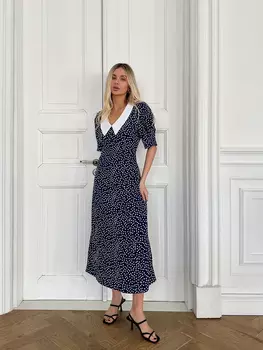 Платье из вискозы