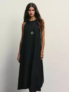 Платье макси из вискозы