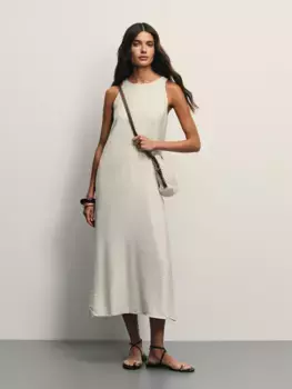 Платье макси из вискозы