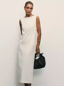 Платье миди из фактурной ткани