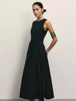 Платье миди из хлопка