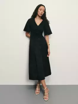 Платье миди из хлопка