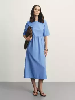 Платье миди из хлопка