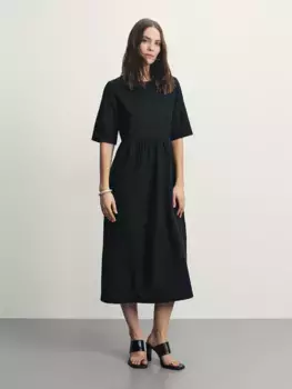 Платье миди из хлопка