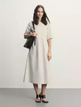 Платье миди из хлопка