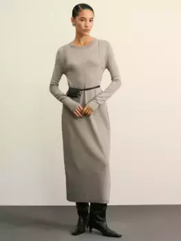 Платье миди из вискозы